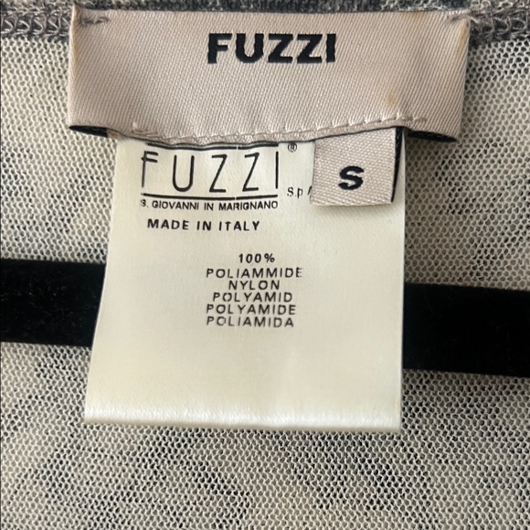 Elegant FUZZI Floral Lace Dress - Black and Gray - Picture 2 of 3